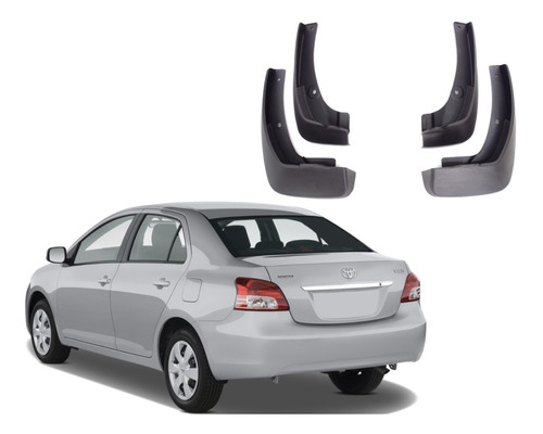 Guardafango Toyota Yaris Sedán 2006-2013 Set 4 Piezas