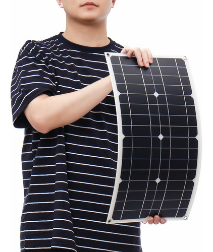 Imagen 2 de 10 de 540x280x2.5mm 100w Mono-cristalino Solar Panel Solar Flexibl