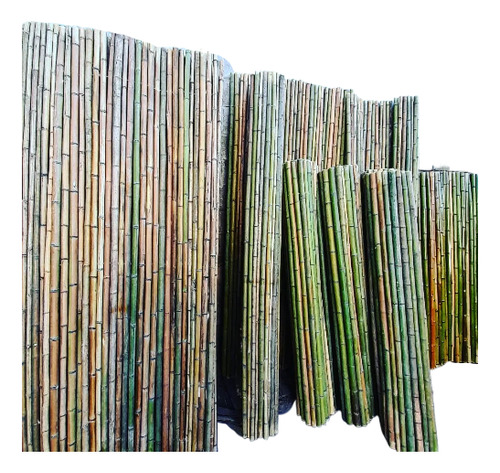 Cerco De Cañas 1,20 X 1 /jardín/ Balcón /bambú Verde