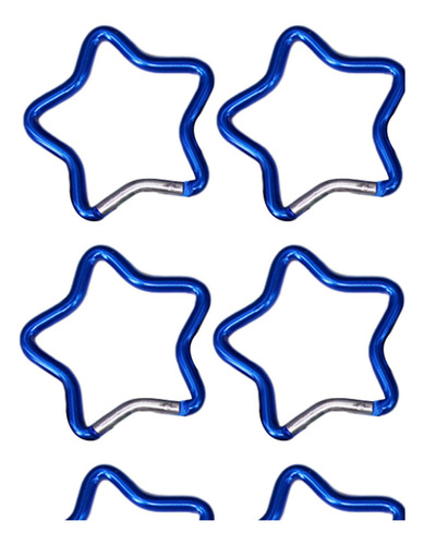 Mosquetón De Estrella De Cinco Puntas De Aluminio, Clip