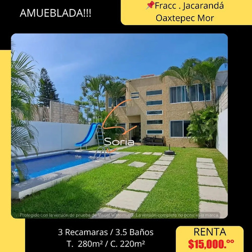 Casa En Renta En Oaxtepec Centro, Yautepec, Morelos