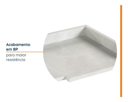 Tampo Para Balcão Canto Reto Ipanema Cabecasa Aj