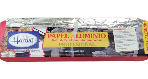 Rollo Papel Aluminio Dispenser Profesional 1 Kg X4 Unidades