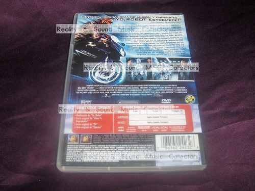 Yo Robot Pelicula Dvd De Coleccion Will Smith (Usado)