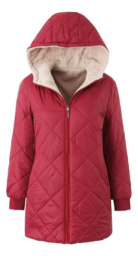 Parka Térmica Impermeable De Invierno Para Mujer Con Capucha