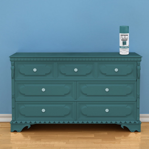 Pintura En Aerosol Chalked Tizada Verde Estanque Rust Oleum