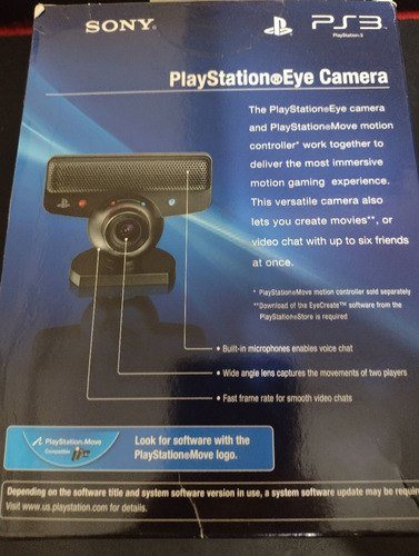 Imagen 4 de 4 de Camara Sony Ps3 Playstation 3 Eye Camera Nueva En Caja Orig.