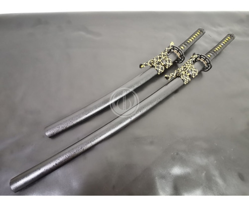 Imagem 5 de 12 de Conjunto Katana Wakizashi Daisho Espada Samurai Aço 1060