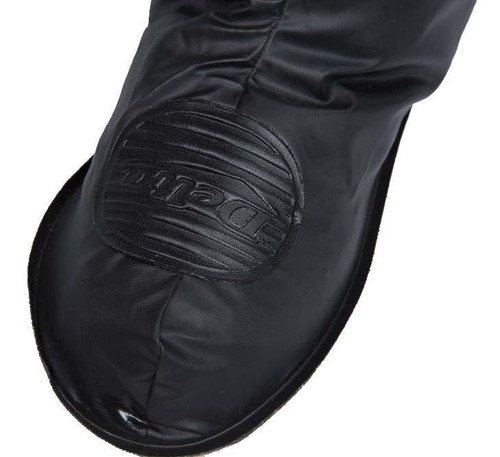 Imagem 4 de 5 de Polaina Impermeável Pvc Reforçada Moto Chuva Motoboy Delta