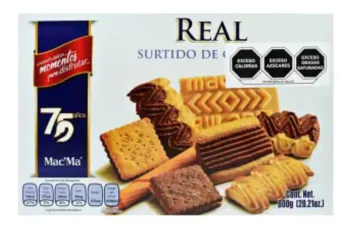 Galletas Real Mac'ma Surtido De 800 G