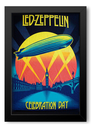 Quadro Decorativo Bandas Led Zeppelin 2 Mdf 30x20cm