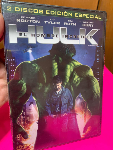 Hulk El Hombre Increíble Edición 2 Discos Pelicula Dvd