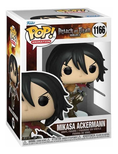 Funko Pop! Attack On Titan Mikasa Ackerman 1166 Original