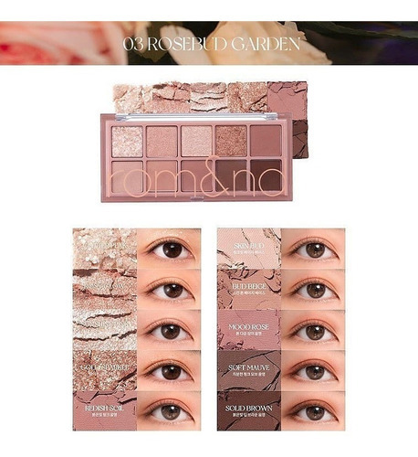 Sombras Coreanas Rom&nd - Better Than Pallete 7.5g Color De La Sombra 03 Rosebud Garden