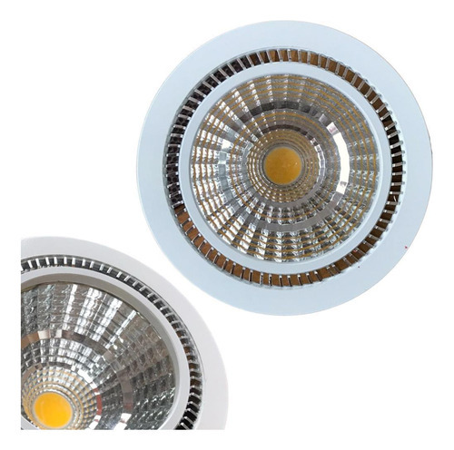 Spot Led Redondo Embutir 8-12w 6000k Bivolt A.xu Cor Cinza-escuro 110V/220V