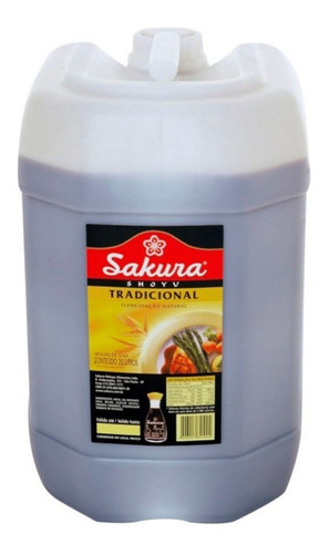 Salsa De Soja Sakura Tradicional 20 L - Sin Gluten + Envio