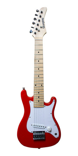 Imagen 2 de 3 de Pack Guitarra Electrica Niño Color Rojo Scorpion