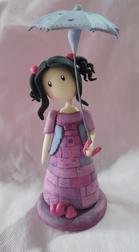 Adorno Muñeca Gorjuss De Porcelana Fria