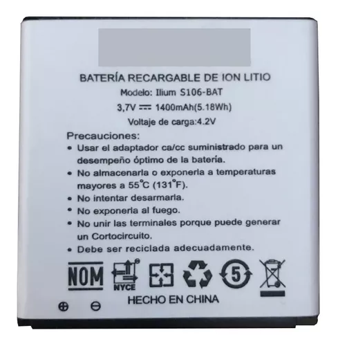 Batería Para Lanix S106 X2520 Compatible