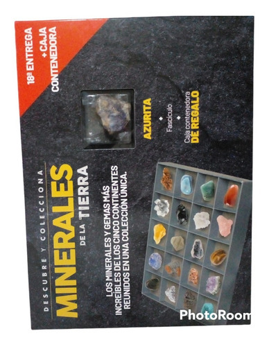 Revista + Minerales De La Tierra. N 18. Azurita + Caja