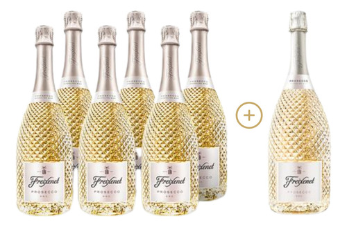 Kit 6 Freixenet Prosecco D.o.c. 750ml+1 Prosecco D.o.c. 1,5lFreixenet adega Freixenet pacote x 7 u