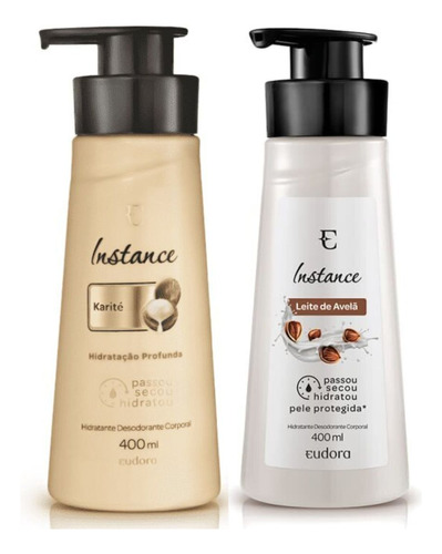 Hidratante Instance Leite De Avelã +  Karité 400ml Eudora