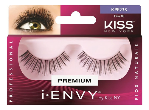 Kiss New York Cílios Diva 03 Kpe23s