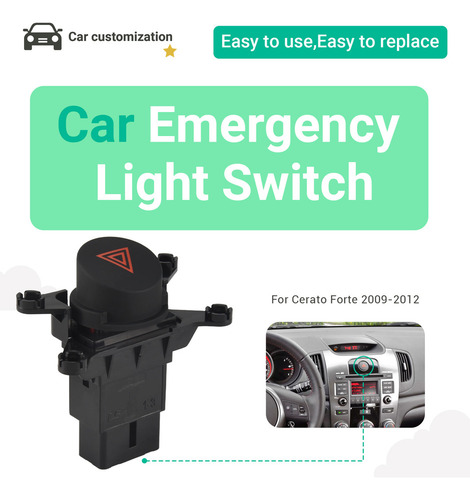 Interruptor De Advertencia De Peligro De Coche Interruptor D