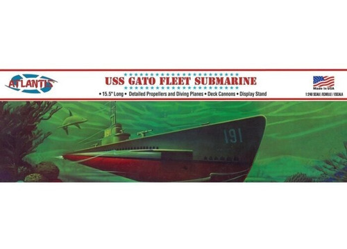Uss Gato Fleet Submarine 1:240 Model Kit