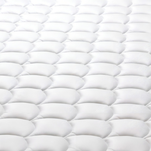 Cama Rosen Ergo T New 2 Pl 150x200 Bd Ferrara Color Marrón/blanco
