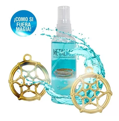 Limpiador Liquido Metal Max 100 Ml De Joyería Para Oro Y Plata