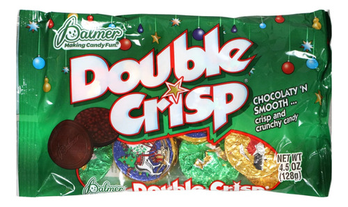 Monedas De Chocolate Navidad Double Crisp 128g Palmer Import