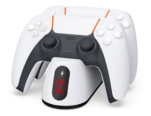 Ps5 Base Cargadora Dual Con Indicador De Luz (tp5-0516)