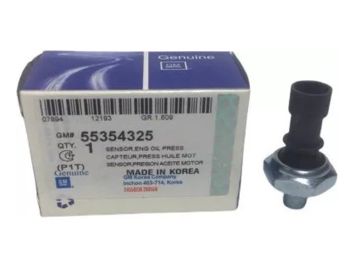 Valvula Sensor Presion De Aceite Chevrolet Orlando 55354325