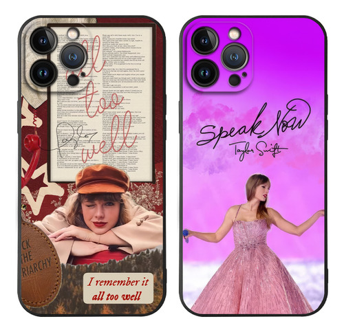 2pcs Lover Folklore Taylor Swift Funda Para iPhone Ts014