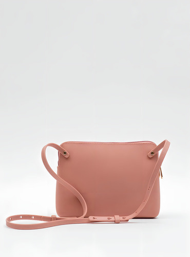 Bolsa Petite Jolie Becky Ii Pj11113 Cor Rosa Antigo Desenho Do Tecido Lisa