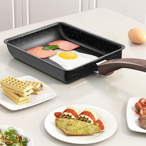 Sartén De Desayuno Multifunción Para Freír Huevos, 19 X 15 C