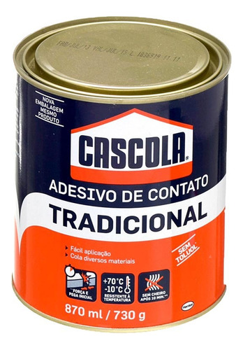 Cola De Contato Cascola Sem Tuluol 730gr Henkel