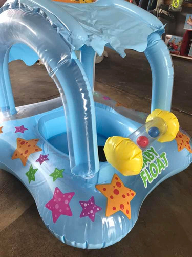 Boia Para Piscina Bebê Com Cobertura Interativa Baby Float