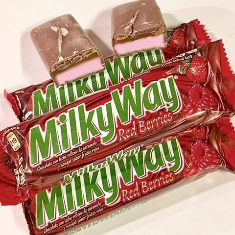 Milky Way Red Berries Barra Fresa Frambuesa