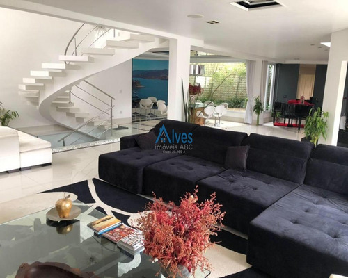 Imagem 11 de 23 de Sobrado Luxuoso Mobiliado No Condomínio Swiss Park Com 5 Dormitórios 4 Suítes Com Closet 3 Vagas Em São Bernardo Do Campo - Ca00236 - 69849961