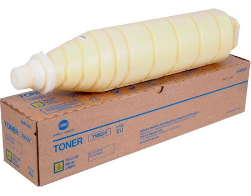 Toner Amarelo Tn622 P/ Bizhub Press C1100 / C6100 A5e7230