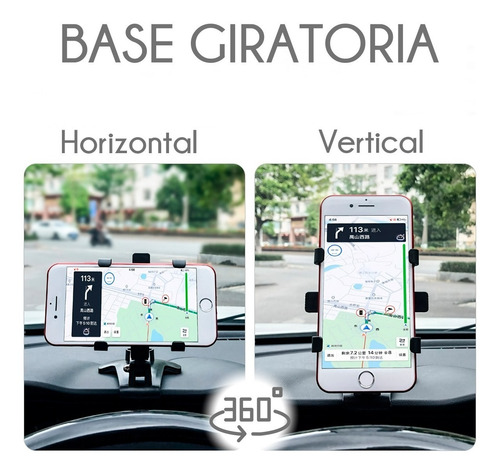 Soporte De Broche Clip Universal Para Teléfono Rotación 360°