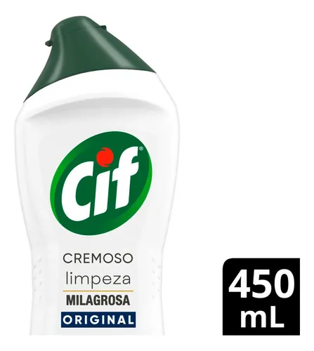 CIF Cremoso Limpeza Milagrosa Limão 450 ml