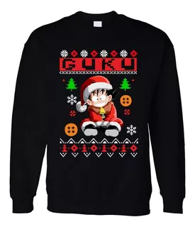 Sudadera Anime Navidad Ugly Christmas Sweater Dragon Ball 01