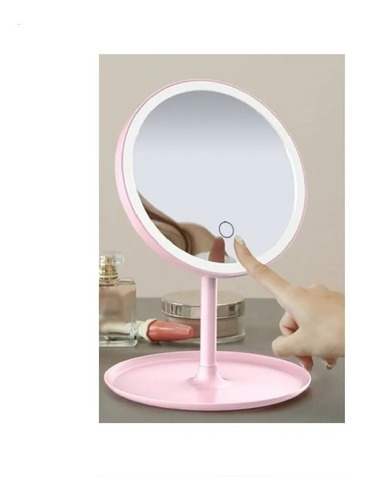 Espejo Para Maquillaje O Rasurado Con Luz Led