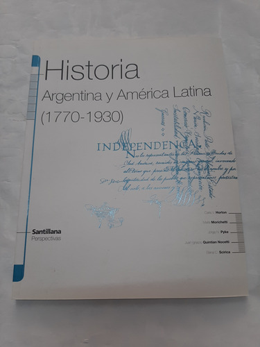 Historia Argentina América Santillana Perspectivas Pack X 10