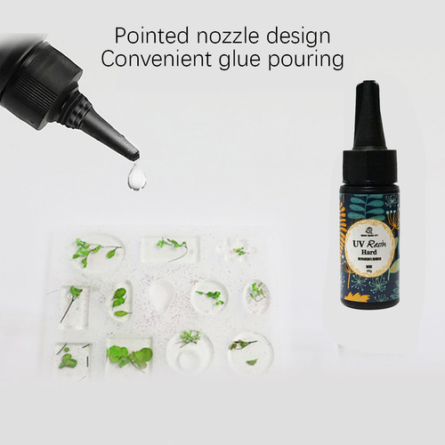 Joyas De Resina Epoxídica Con Pegamento Duro Transparente, C