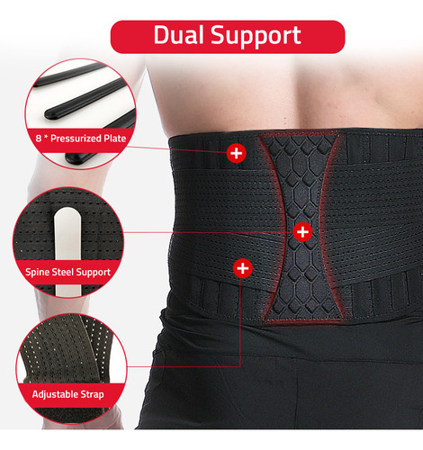 Cinturón Deportivo Transpirable Back Support B