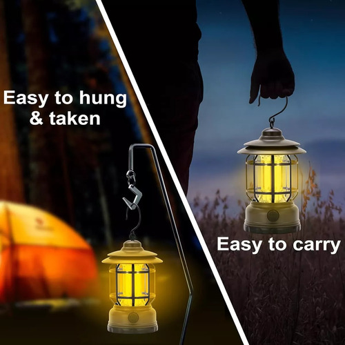 Luz Led Portátil Para Acampar 1200mah